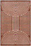 Deron Brown Washable Area Rug