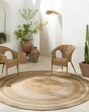 Chael Flatweave Faux Jute Outdoor Rug