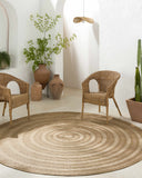 Dyami Flatweave Faux Jute Outdoor Rug