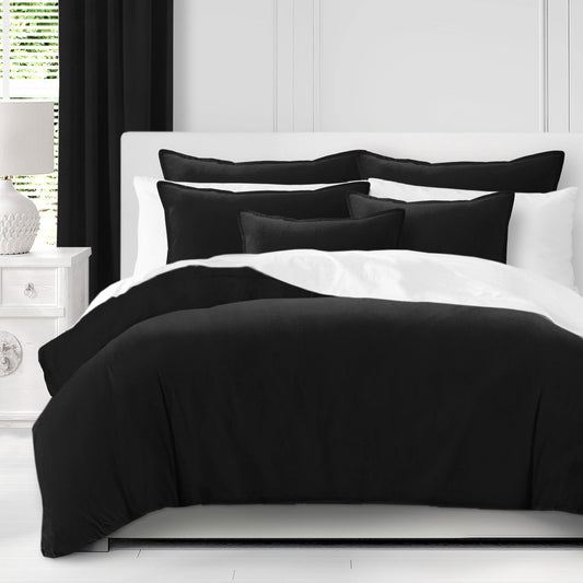 Vanessa Black Duvet Cover Set