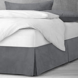Vanessa Charcoal Bedskirt