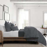 Vanessa Charcoal Duvet Cover Set