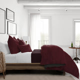 Vanessa Merlot Duvet Cover Set