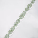 350TC Laurel Embroidered Border Sheet Set