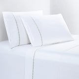 350TC Laurel Embroidered Border Sheet Set