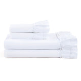 Savannah Ruffled 350TC Cotton Sateen Sheet Set