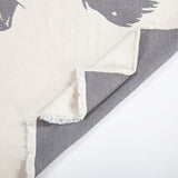 Bucking Bronco Chenille Jacquard Throw