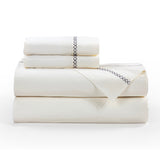 X Embroidery 350TC Cotton Sateen Sheet Set