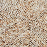 Beach House Style Burkhard 24" Side Table with Grass Rope Accent