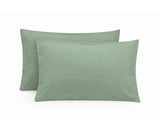100% Cotton Sateen Pillowcases - Set of 2