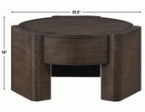 Salina Round Castered 3-Piece Table Set