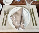 Beige Embroidery Napkins