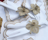 Scalloped Napkins - Embroidery Napkins