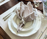 Beige Embroidery Napkins