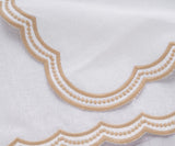Scalloped Napkins - Embroidery Napkins