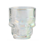 Set of 6 Skull Shot Glasses – 1.75 oz Glass Novelty Drinkware for Halloween Parties, Cocktail Bars & Home Decor