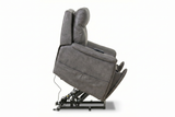Serenity Slate Grey Ultra Infinite Position Lift Chair with Power Headrest, Heat, Massage & Wireless Charging