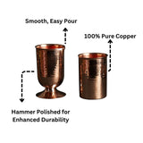 Copper Cocktail Glasses
