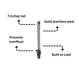 Sertodo Sight Tube Stainless Steel Spigot For Water Dispenser