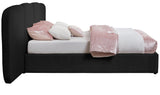 Shiloh Boucle Fabric Bed - Art Deco Elegance for Your Bedroom Retreat with Plush Upholstered Design