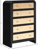 Siena Chest: Elevate Your Bedroom with Elegant Ash Wood and Cane Design for Timeless Sophistication