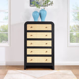 Siena Chest: Elevate Your Bedroom with Elegant Ash Wood and Cane Design for Timeless Sophistication