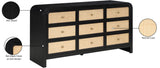 Siena Dresser – Elevate Your Bedroom with Elegant Cane Drawers and Stunning Ash Veneer Finish