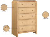 Siena Chest: Elevate Your Bedroom with Elegant Ash Wood and Cane Design for Timeless Sophistication