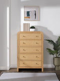 Siena Chest: Elevate Your Bedroom with Elegant Ash Wood and Cane Design for Timeless Sophistication