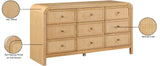 Siena Dresser – Elevate Your Bedroom with Elegant Cane Drawers and Stunning Ash Veneer Finish