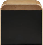 Siena Night Stand - Elegant Mid-Century Design with Cane Drawers and Durable Ash Wood Construction