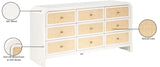 Siena Dresser – Elevate Your Bedroom with Elegant Cane Drawers and Stunning Ash Veneer Finish