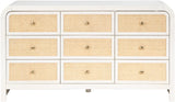 Siena Dresser – Elevate Your Bedroom with Elegant Cane Drawers and Stunning Ash Veneer Finish