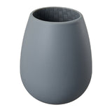 Unbreakable Silicone Stemless Wine Glassware | Set of 4  (Dark Grey)