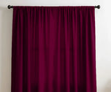Burgundy Curtains