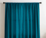 Teal Curtains