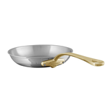 Mauviel M'COOK B 5-Ply 2-Piece Frying Pan Set With Brass Handles