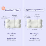 CloudAlign Pillow Navy