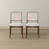 Skylar Beige Fabric Dining Chair (Set Of 2)