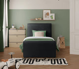 Sloan Velvet Bed: Luxurious Contemporary Design with Curved Headboard for Stunning Bedroom Makeover