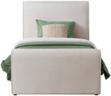 Sloan Velvet Bed: Luxurious Contemporary Design with Curved Headboard for Stunning Bedroom Makeover