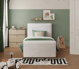 Sloan Velvet Bed: Luxurious Contemporary Design with Curved Headboard for Stunning Bedroom Makeover