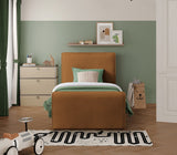 Sloan Velvet Bed: Luxurious Contemporary Design with Curved Headboard for Stunning Bedroom Makeover