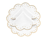 Beige Round Placemats