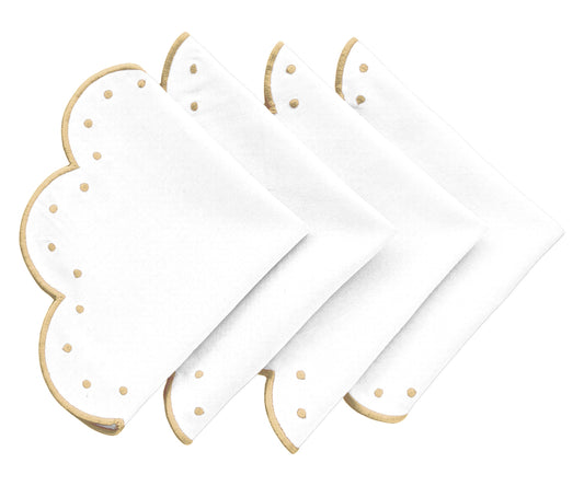 Beige Round Placemats