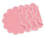 Peony Tablemats - Round Scalloped Placemats