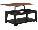 Joplin Lift-Top Cocktail Table with Casters