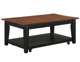 Joplin Lift-Top Cocktail Table with Casters