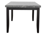 Napoli 6-Piece 64-inch Gray Marble Dining Set (Table, Bench & 4 Side Chairs)