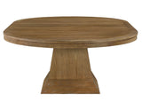 Vaughn 5-Piece Dining Set with Annie Barrel Chocolate Velvet Chairs